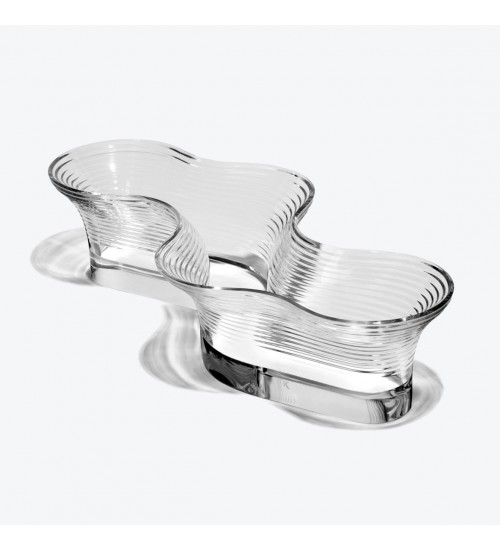 Zaha  Hadid Design NODE造型器皿（限量100件）透明H14cm